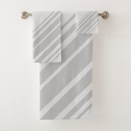 Snyggt Ljus och Mörk Grått Diagonal Rand