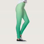 Snyggt Ljus till Mörk grönt övertoning Leggings<br><div class="desc">Ljuset på snyggten i den mörk grönt övertoningen lägger till ett modernt accent i garderoben. Om du vill se minsta ombré-design för andra objekt klickar du på länken "Rocklawn Arts". © Claire E. Skinner,  Med reserverade Höger.</div>