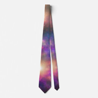 Snyggt Ljusa färger Galaxy Art Neck Tie Slips
