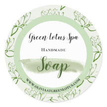 Snyggt Lotus Home Business Soap-produktetikett