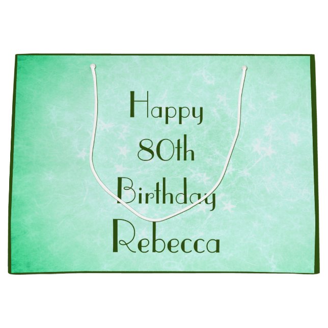 Snyggt Lycklig 80:e födelsedag (Framsidan)