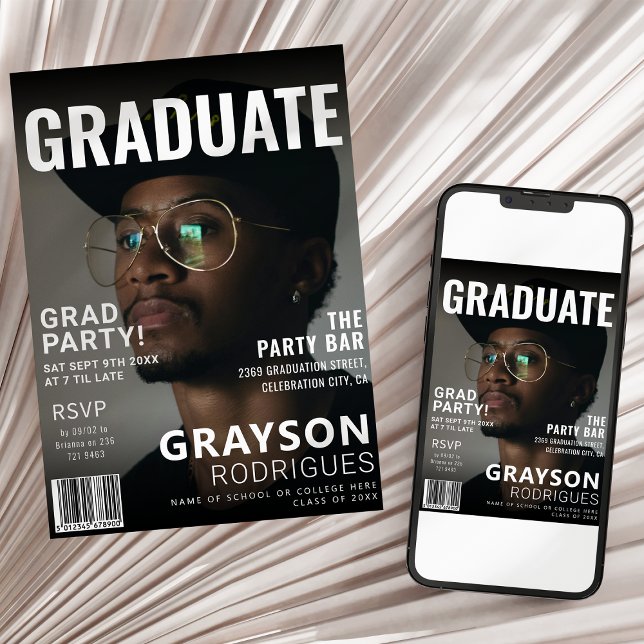Snyggt Magazine Cover | STUDENTFEST Inbjudningar (Skapare uppladdad)