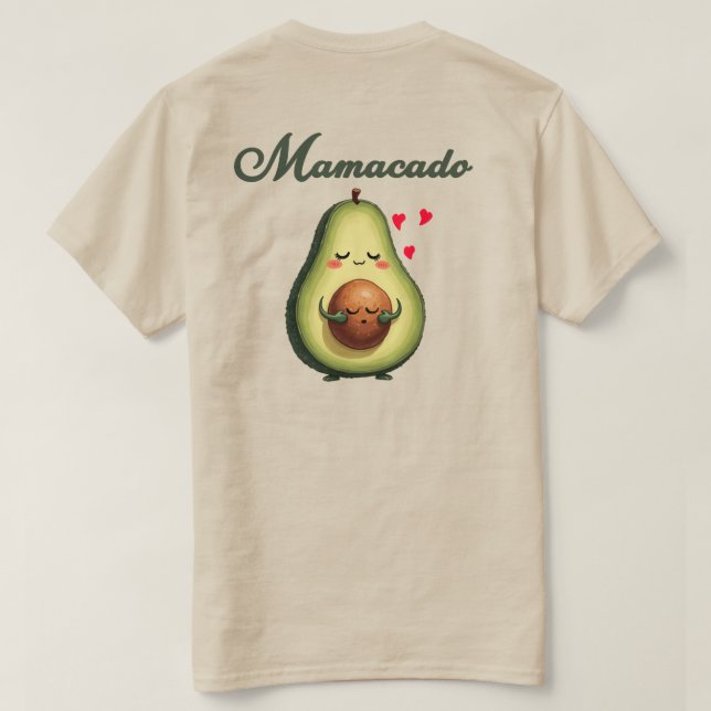 Snyggt Mamacado Sweatshirt för nya mammor och baby T Shirt (Design baksida)