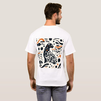 Snyggt Manar-Shirt med minimalistisk Cheetah-plats T Shirt