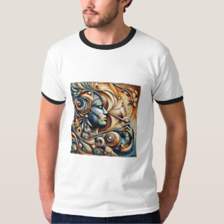 "Snyggt Manar tryckt T-Shirt - fet design, komf
