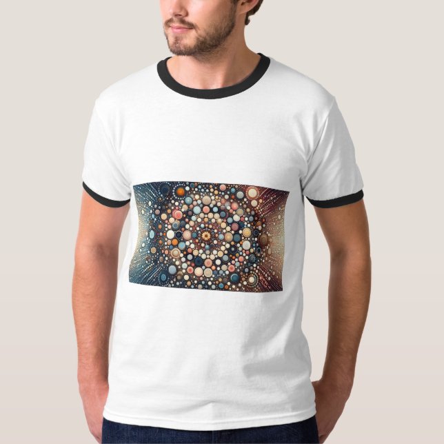 "Snyggt Manar tryckt T-Shirt - fet design, komf (Framsida)