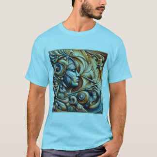 "Snyggt Manar tryckt T-Shirt - Trendig Graphic Te