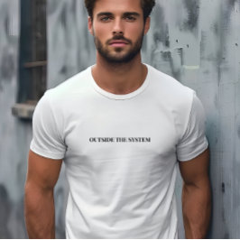 Snyggt Manar vit utanför systemsloppet T Shirt