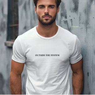 Snyggt Manar vit utanför systemsloppet T Shirt