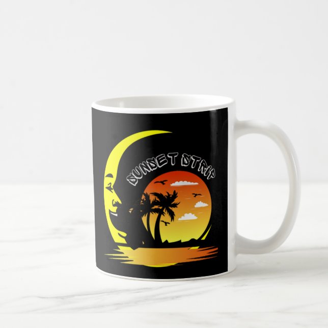Snyggt Måne Sunset Strip Kaffemugg (Höger)