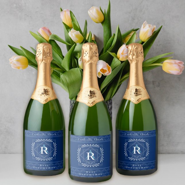 Snyggt marinmonogram Ram (Modern stylish Monogram Design. )