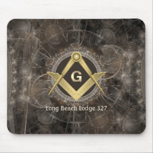 Snyggt Masonic Monogrammed Musmatta