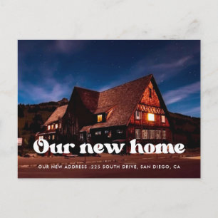 Snyggt - meddelande om svartvitt flytta vykort