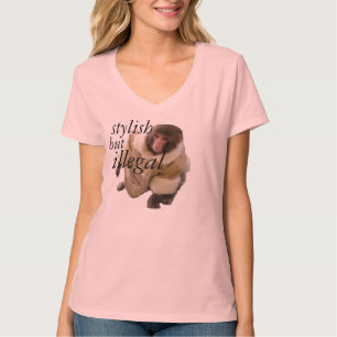 snyggt men olaglig ikeaapaskjorta t shirt