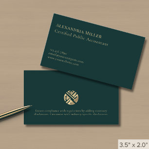 Snyggt Minimalistisk lyxig Logotyp Visitkort
