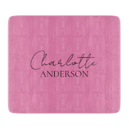 Snyggt Minimalistisk Rosa i Monogram Namn