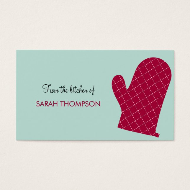 Snyggt Mitten Anpassningsbar Gift-Märkre Visitkort (Framsidan)