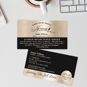 Snyggt Mobile Notary & Loan Signing Agent Law Visitkort