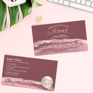 Snyggt Mobile Notary & Loan Signing Agent Law Visitkort