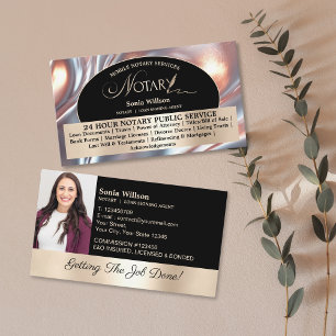 Snyggt Mobile Notary & Loan Signing Agent Photo Visitkort