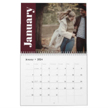 Snyggt & Modern 2024 Family Anpassningsbar Photo E