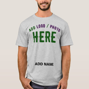 SNYGGT MODERN ANPASSADE ASH KONTROLLERAT BRANED T SHIRT