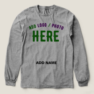 SNYGGT MODERN ANPASSADE ASH KONTROLLERAT BRANED T SHIRT