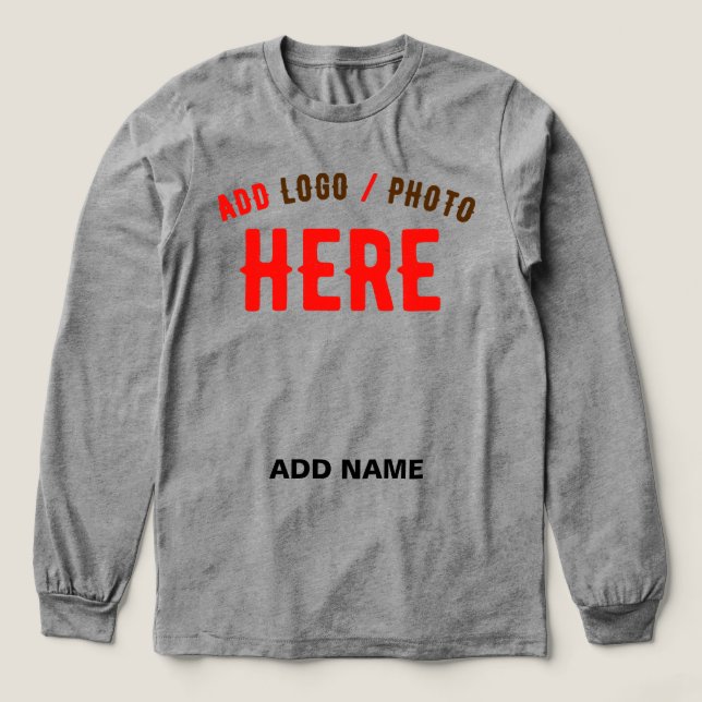 SNYGGT MODERN ANPASSADE ASH KONTROLLERAT BRANED T SHIRT (Design framsida)