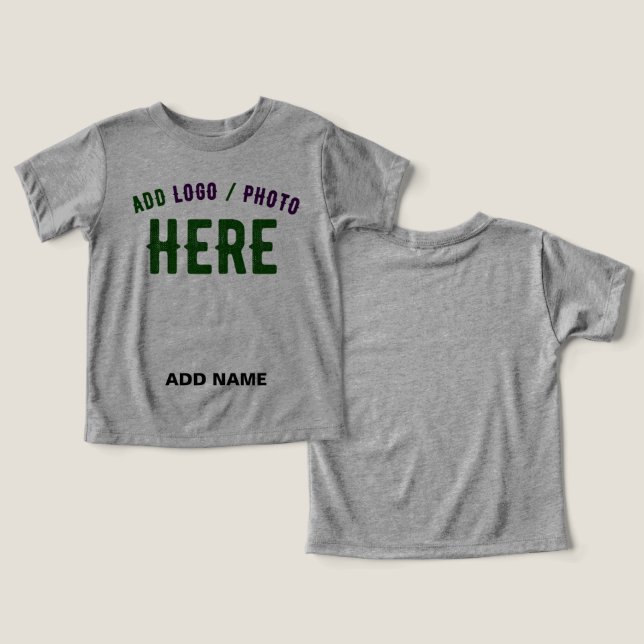 SNYGGT MODERN ANPASSADE ASH KONTROLLERAT BRANED T SHIRT (Design fram och bak)