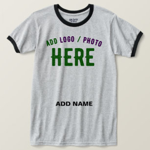 SNYGGT MODERN ANPASSADE ASH KONTROLLERAT BRANED T SHIRT