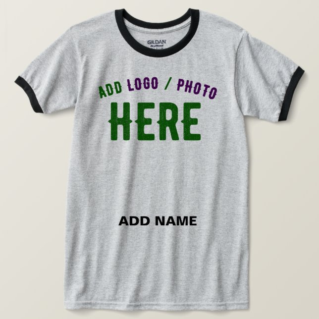 SNYGGT MODERN ANPASSADE ASH KONTROLLERAT BRANED T SHIRT (Design framsida)