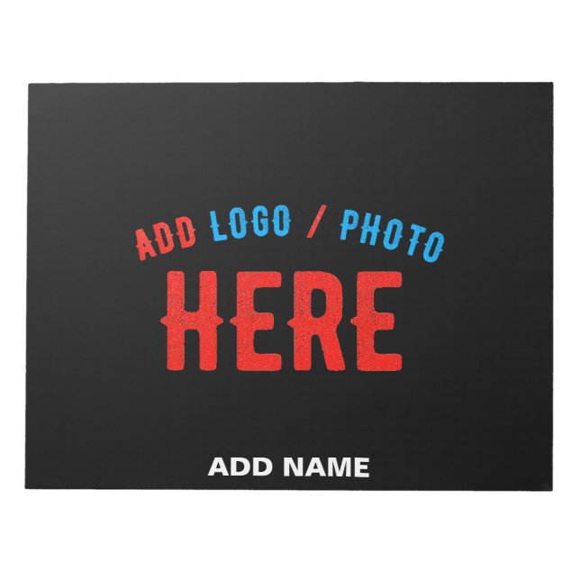 SNYGGT MODERN ANPASSADE BLACK KONTROLLERAD BRANDAD ANTECKNINGSBLOCK (Framsida)