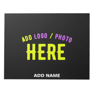 SNYGGT MODERN ANPASSADE BLACK KONTROLLERAD BRANDAD ANTECKNINGSBLOCK