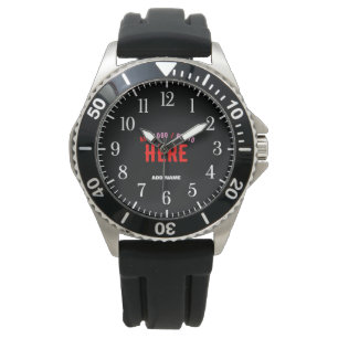 SNYGGT MODERN ANPASSADE BLACK KONTROLLERAD BRANDAD ARMBANDSUR