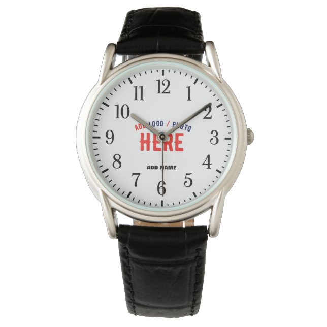 SNYGGT MODERN ANPASSADE BLACK KONTROLLERAD BRANDAD ARMBANDSUR (Framsida)