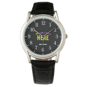 SNYGGT MODERN ANPASSADE BLACK KONTROLLERAD BRANDAD ARMBANDSUR