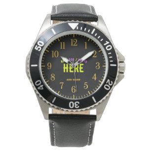 SNYGGT MODERN ANPASSADE BLACK KONTROLLERAD BRANDAD ARMBANDSUR