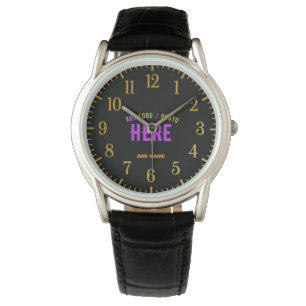 SNYGGT MODERN ANPASSADE BLACK KONTROLLERAD BRANDAD ARMBANDSUR