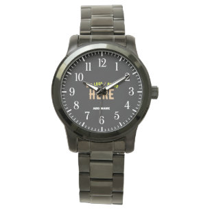 SNYGGT MODERN ANPASSADE BLACK KONTROLLERAD BRANDAD ARMBANDSUR