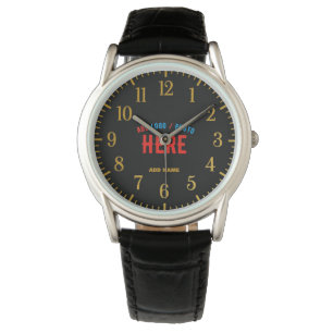 SNYGGT MODERN ANPASSADE BLACK KONTROLLERAD BRANDAD ARMBANDSUR