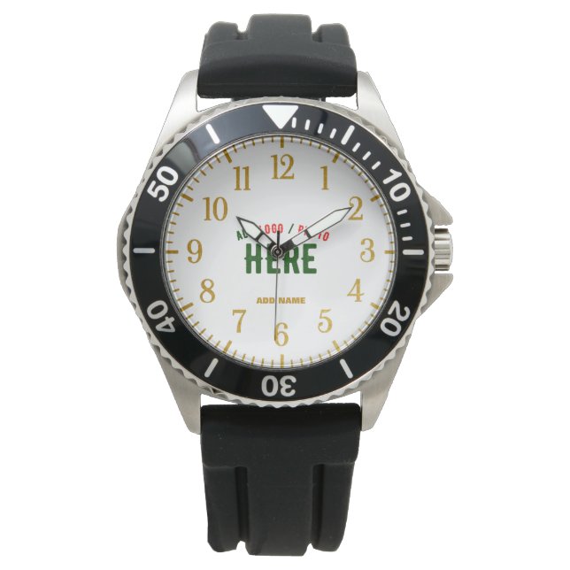 SNYGGT MODERN ANPASSADE BLACK KONTROLLERAD BRANDAD ARMBANDSUR (Framsida)