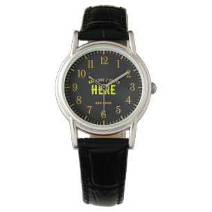 SNYGGT MODERN ANPASSADE BLACK KONTROLLERAD BRANDAD ARMBANDSUR