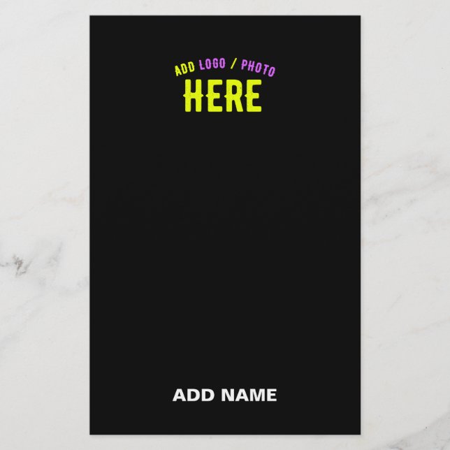 SNYGGT MODERN ANPASSADE BLACK KONTROLLERAD BRANDAD BREVPAPPER (Framsida)