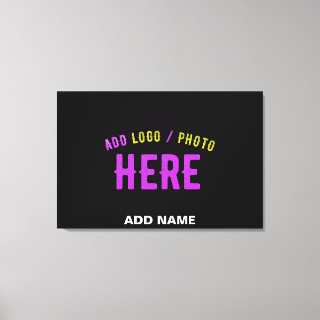 SNYGGT MODERN ANPASSADE BLACK KONTROLLERAD BRANDAD CANVASTRYCK (Framsida)