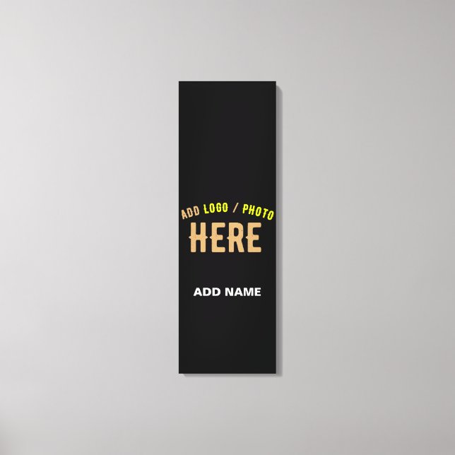 SNYGGT MODERN ANPASSADE BLACK KONTROLLERAD BRANDAD CANVASTRYCK (Framsida)