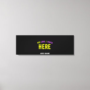 SNYGGT MODERN ANPASSADE BLACK KONTROLLERAD BRANDAD CANVASTRYCK