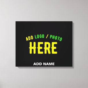 SNYGGT MODERN ANPASSADE BLACK KONTROLLERAD BRANDAD CANVASTRYCK