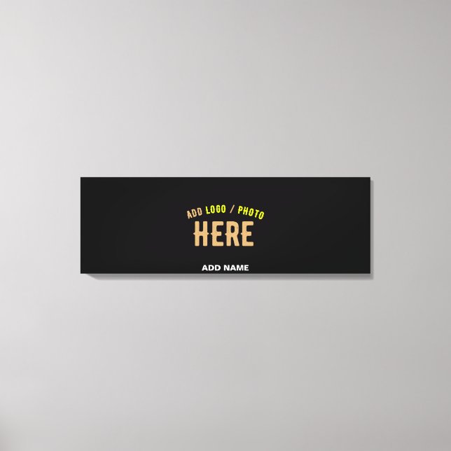 SNYGGT MODERN ANPASSADE BLACK KONTROLLERAD BRANDAD CANVASTRYCK (Framsida)