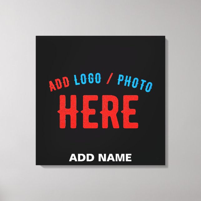 SNYGGT MODERN ANPASSADE BLACK KONTROLLERAD BRANDAD CANVASTRYCK (Framsida)