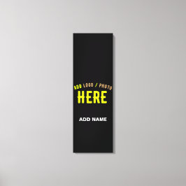 SNYGGT MODERN ANPASSADE BLACK KONTROLLERAD BRANDAD CANVASTRYCK